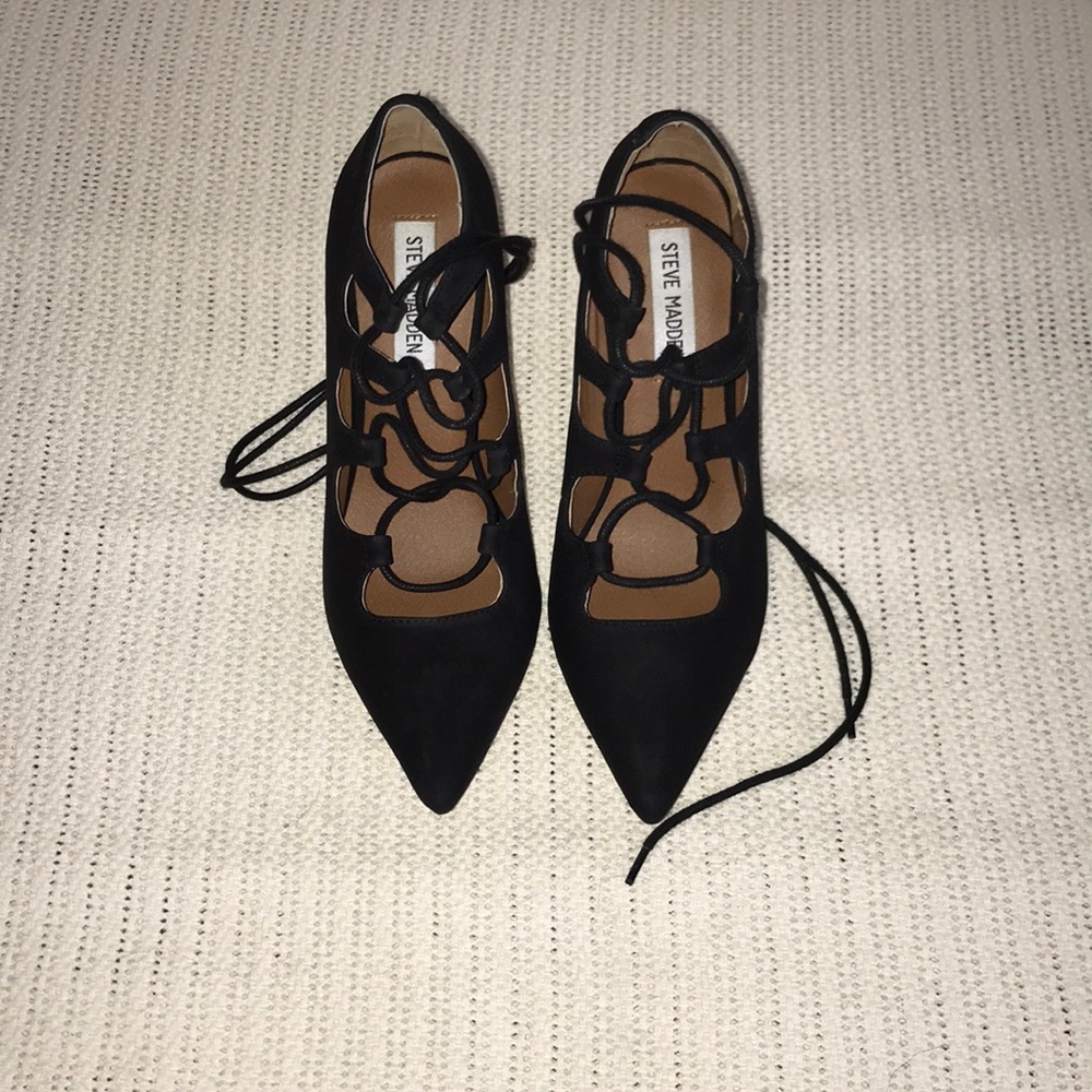 ♦️ FS - Steve Madden Pointed Heels (Lace Tie)